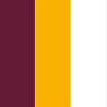Maroon / Gold / White